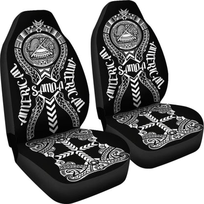 American Samoa Car Seat Covers - American Samoa Seal Polynesian Tribal - 105905 - YourCarButBetter