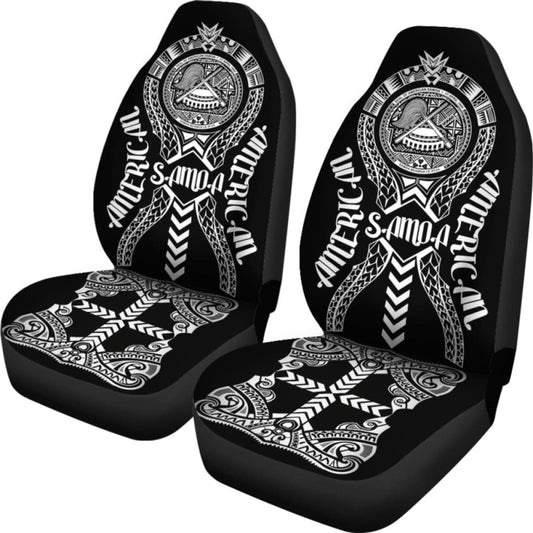 American Samoa Car Seat Covers - American Samoa Seal Polynesian Tribal - 105905 - YourCarButBetter