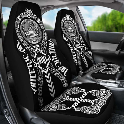 American Samoa Car Seat Covers - American Samoa Seal Polynesian Tribal - 105905 - YourCarButBetter