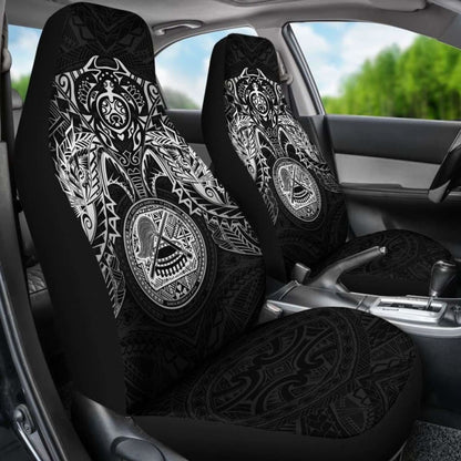 American Samoa Car Seat Covers - American Samoa Seal White Turtle Manta Ray - Amazing 091114 - YourCarButBetter