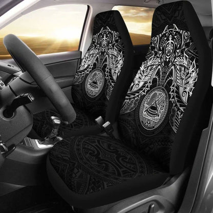 American Samoa Car Seat Covers - American Samoa Seal White Turtle Manta Ray - Amazing 091114 - YourCarButBetter