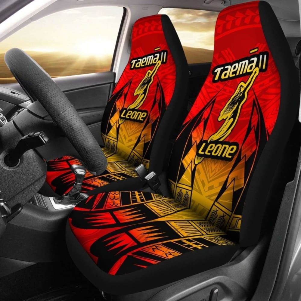 American Samoa Car Seat Covers - Taema Leone - 105905 - YourCarButBetter