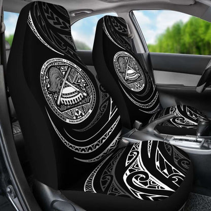 American Samoa Car Seat Covers - White - Frida Style - 105905 - YourCarButBetter