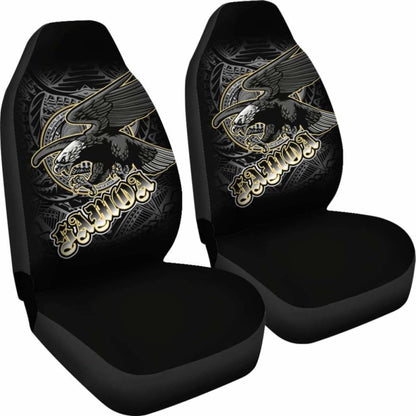 American Samoa Eagle Car Seat Covers - American Samoa Seal - 110424 - YourCarButBetter