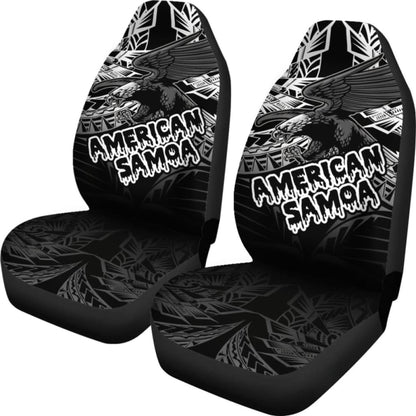 American Samoa Polynesian Car Seat Covers - Eagle Tribal Pattern - 110424 - YourCarButBetter