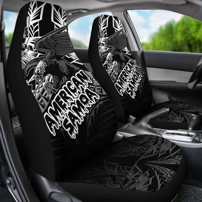 American Samoa Polynesian Car Seat Covers - Eagle Tribal Pattern - 110424 - YourCarButBetter
