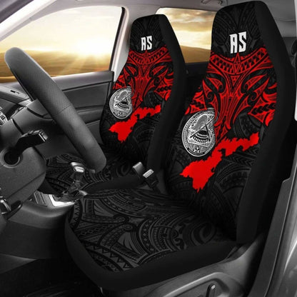 American Samoa Polynesian Car Seat Covers - Whale Tail - 102802 - YourCarButBetter