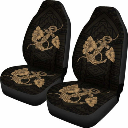 Anchor Gold Poly Tribal Car Seat Covers - 192609 - YourCarButBetter