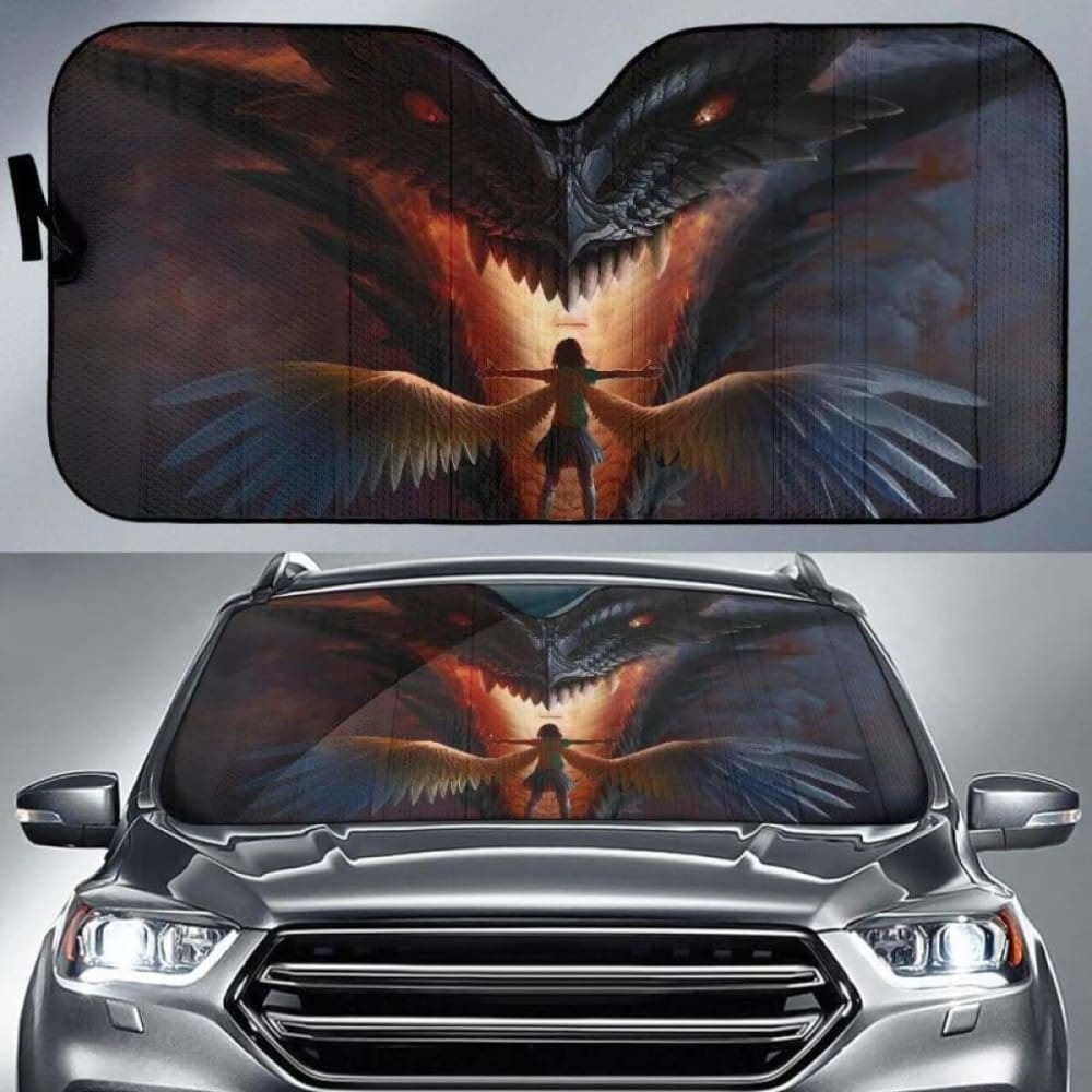 Angel Dragon Car Auto Sun Shades 172609 - YourCarButBetter