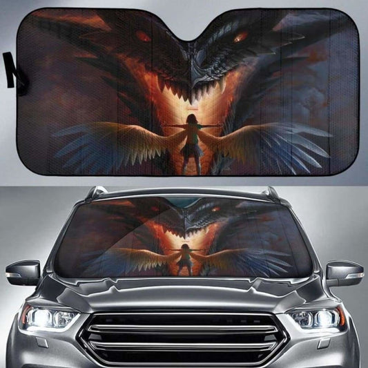 Angel Dragon Car Auto Sun Shades 172609 - YourCarButBetter