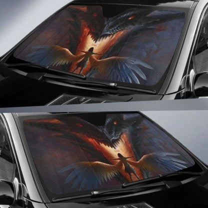 Angel Dragon Car Auto Sun Shades 172609 - YourCarButBetter