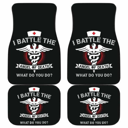 Angel Of Death Nurse Car Mats Set Of 4 142711 - YourCarButBetter