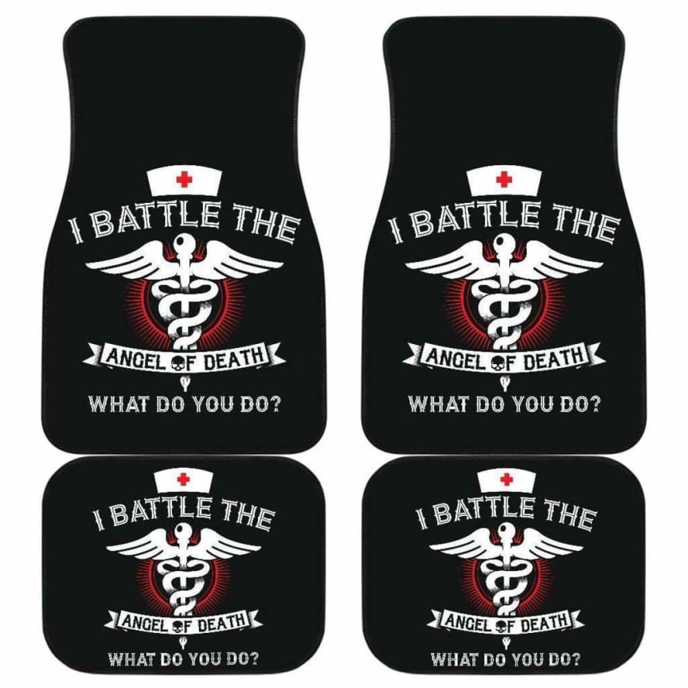 Angel Of Death Nurse Car Mats Set Of 4 144902