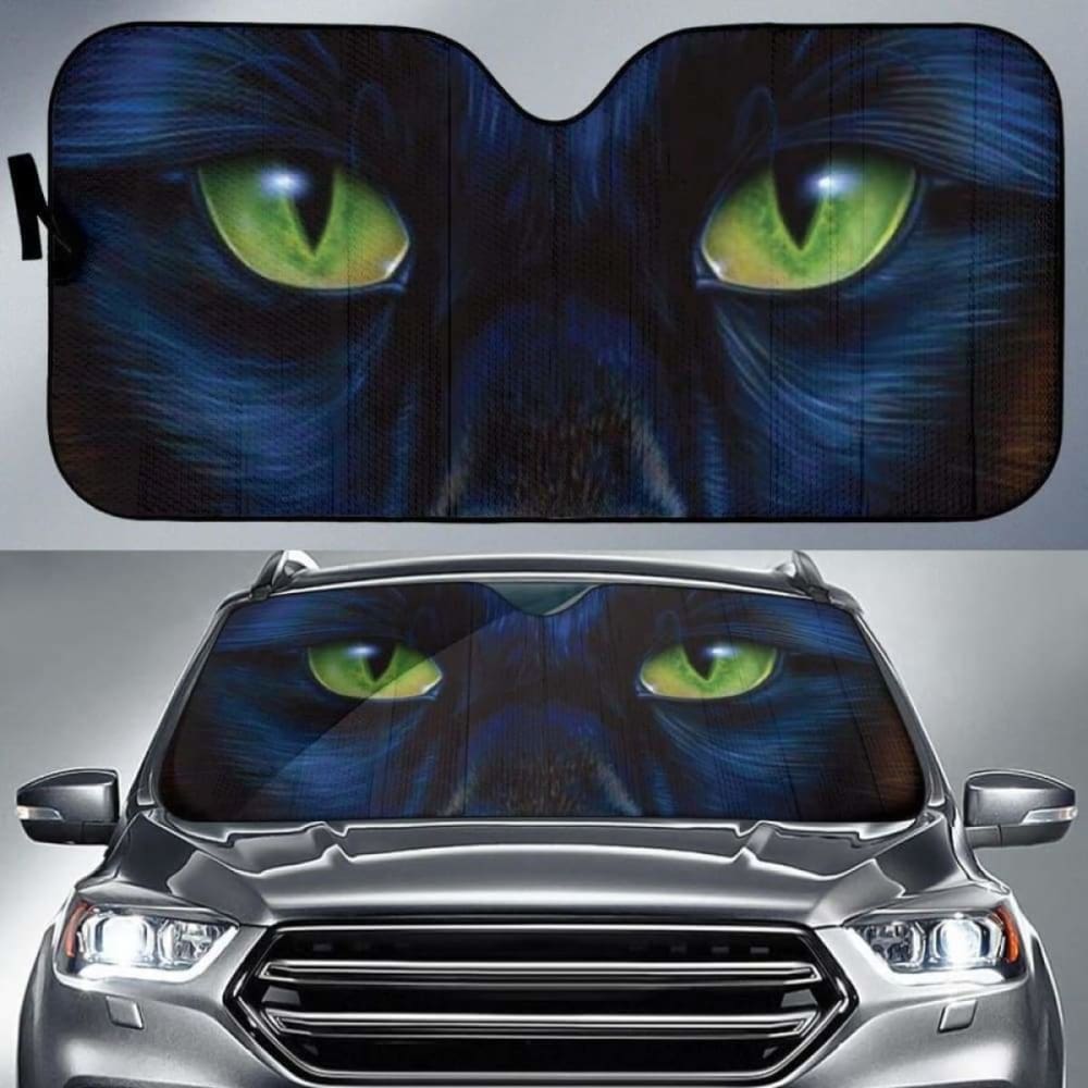 Animals Blue Eyes Car Auto Sun Shades 182102 - YourCarButBetter