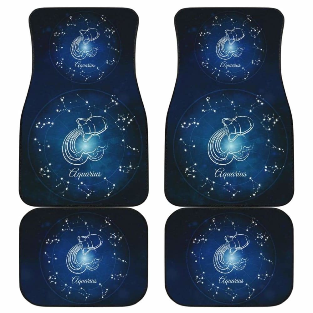 Aquarius Zodiac Sign Car Floor Mats Amazing Gift 211902