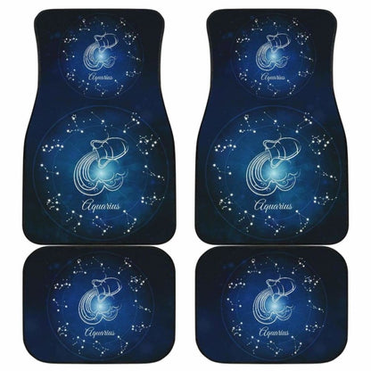 Aquarius Zodiac Sign Car Floor Mats Amazing Gift 211902