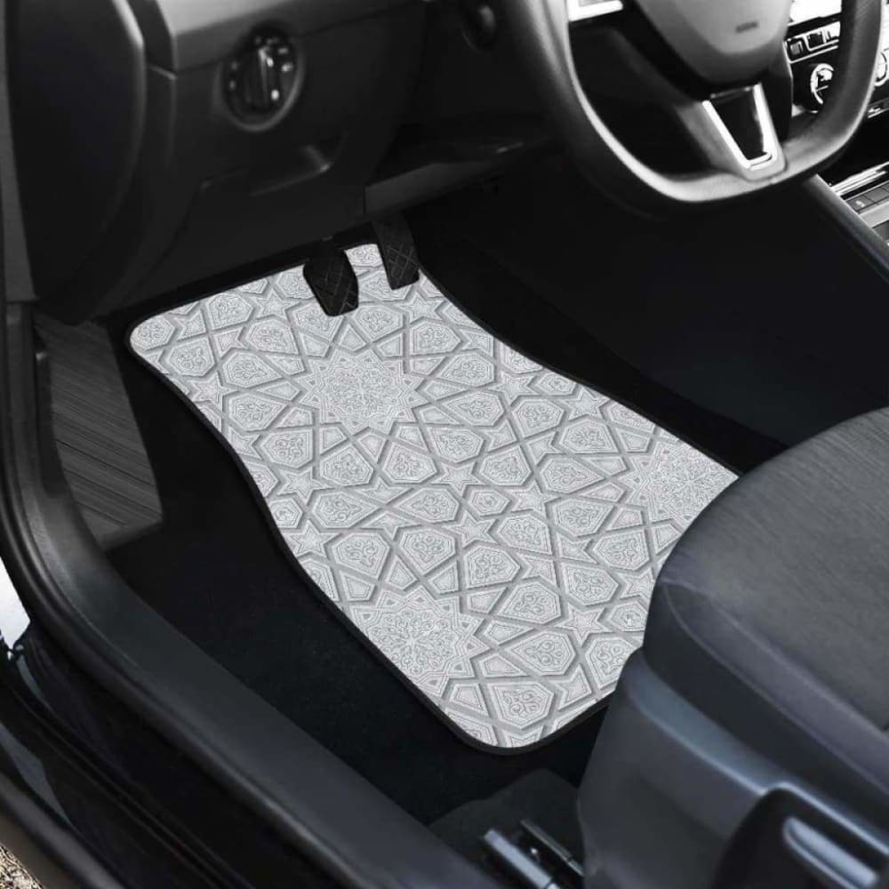 Arabic Star Pattern Front And Back Car Mats 194013 - YourCarButBetter