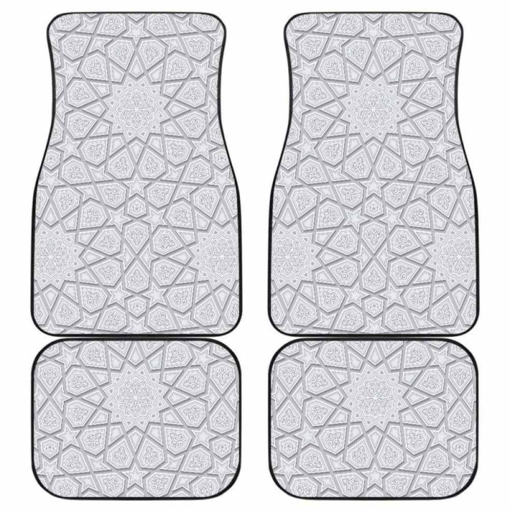 Arabic Star Pattern Front And Back Car Mats 194013 - YourCarButBetter