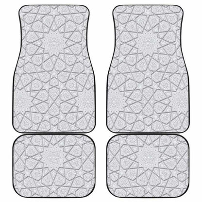 Arabic Star Pattern Front And Back Car Mats 194013 - YourCarButBetter