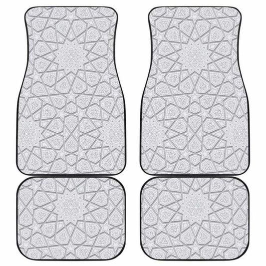 Arabic Star Pattern Front And Back Car Mats 194013 - YourCarButBetter