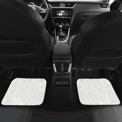 Arabic White Pattern Front And Back Car Mats 194013 - YourCarButBetter