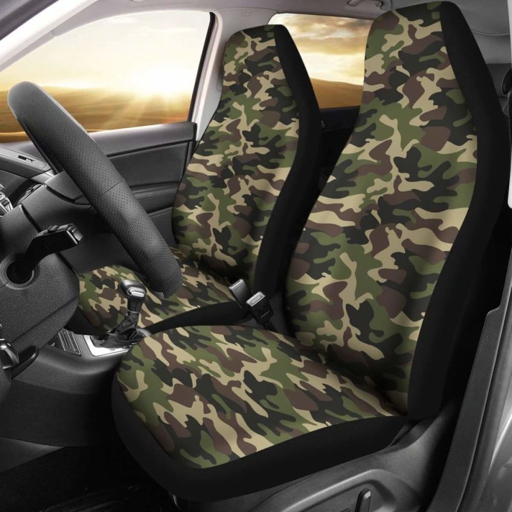 Army Camo Car Seat Cover 112608