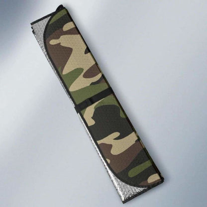 Army Green Camouflage Car Sun Shades 172609 - YourCarButBetter