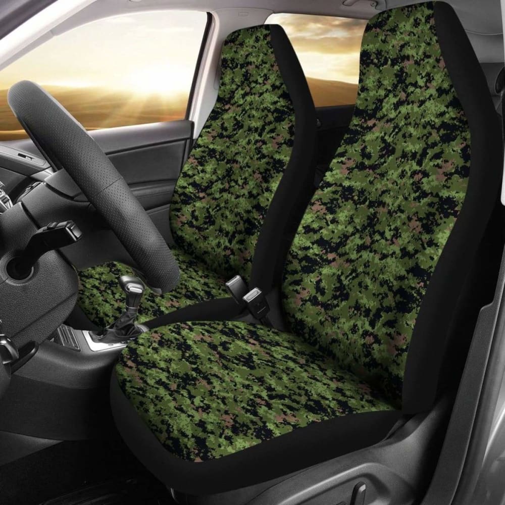 Army Green Digital Camouflage Car Seat Covers 112608