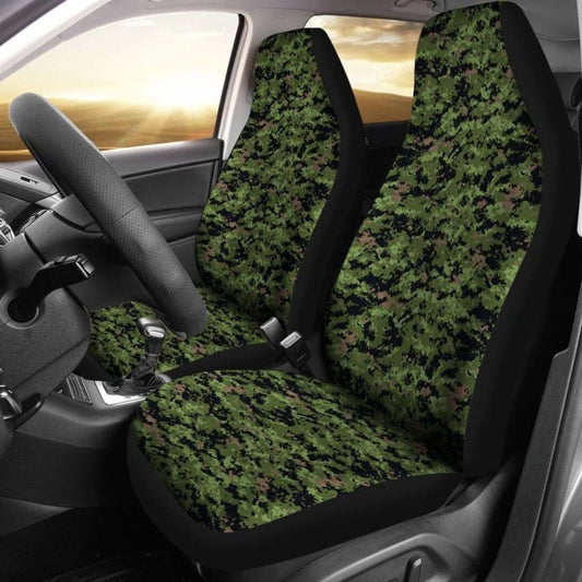 Army Green Digital Camouflage Car Seat Covers 112608