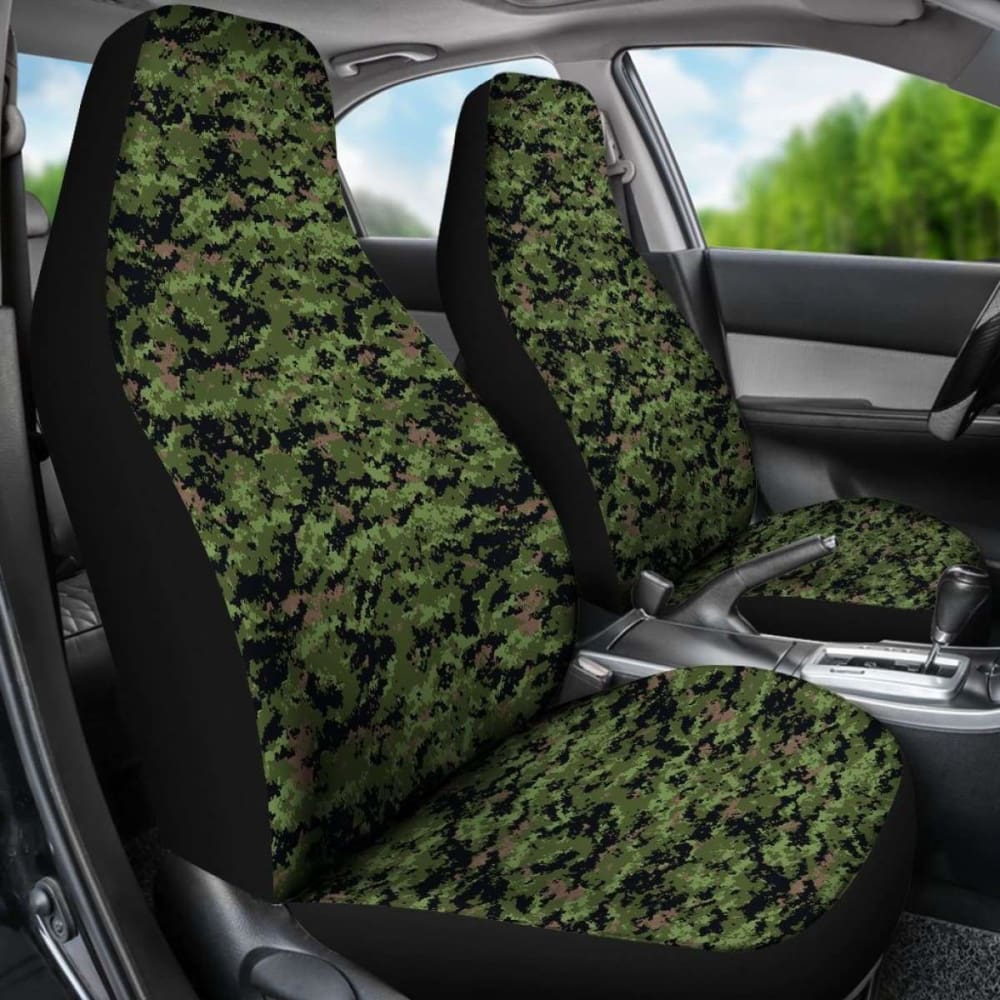 Army Green Digital Camouflage Car Seat Covers 112608