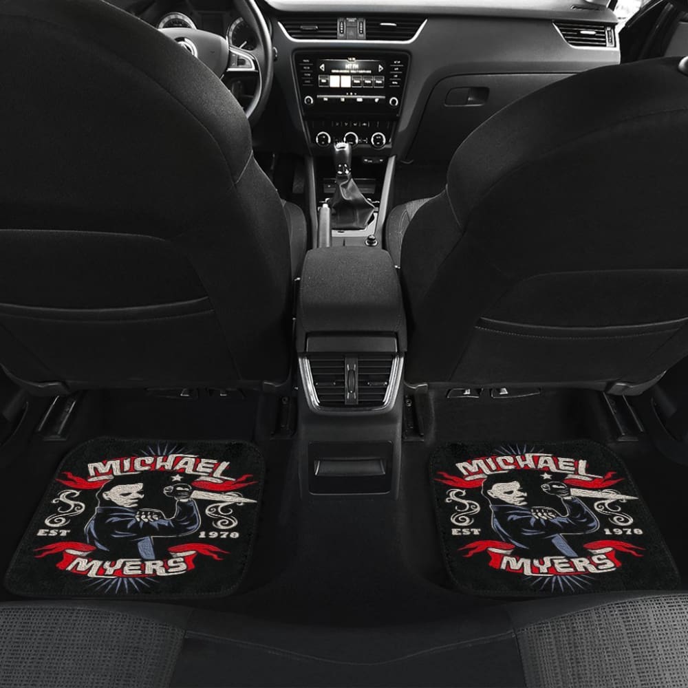 Art Michael Myers Halloween Car Floor Mats Movie Fan Gift 210101 - YourCarButBetter