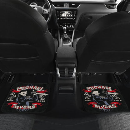 Art Michael Myers Halloween Car Floor Mats Movie Fan Gift 210101 - YourCarButBetter