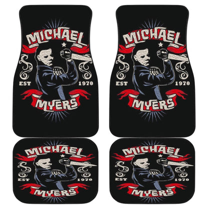 Art Michael Myers Halloween Car Floor Mats Movie Fan Gift 210101 - YourCarButBetter