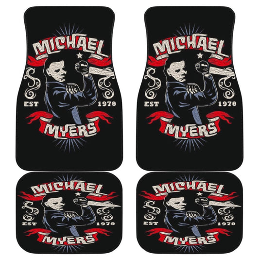 Art Michael Myers Halloween Car Floor Mats Movie Fan Gift 210101 - YourCarButBetter