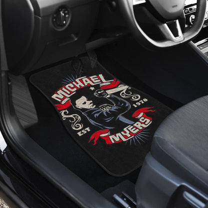 Art Michael Myers Halloween Car Floor Mats Movie Fan Gift 210101 - YourCarButBetter