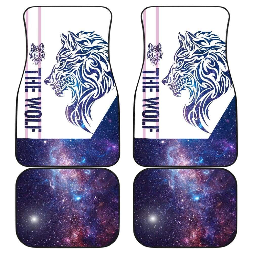 Art Wolf Car Floor Mats Mandala Style 212502