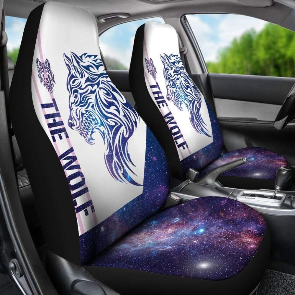 Art Wolf Car Seat Covers Mandala Style 212502