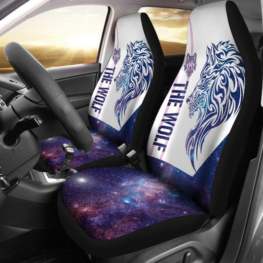 Art Wolf Car Seat Covers Mandala Style 212502