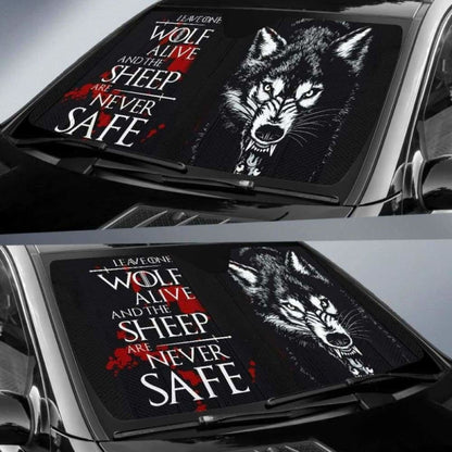 Arya Stark - Leave One Wolf Alive Auto Sun Shades 172609 - YourCarButBetter
