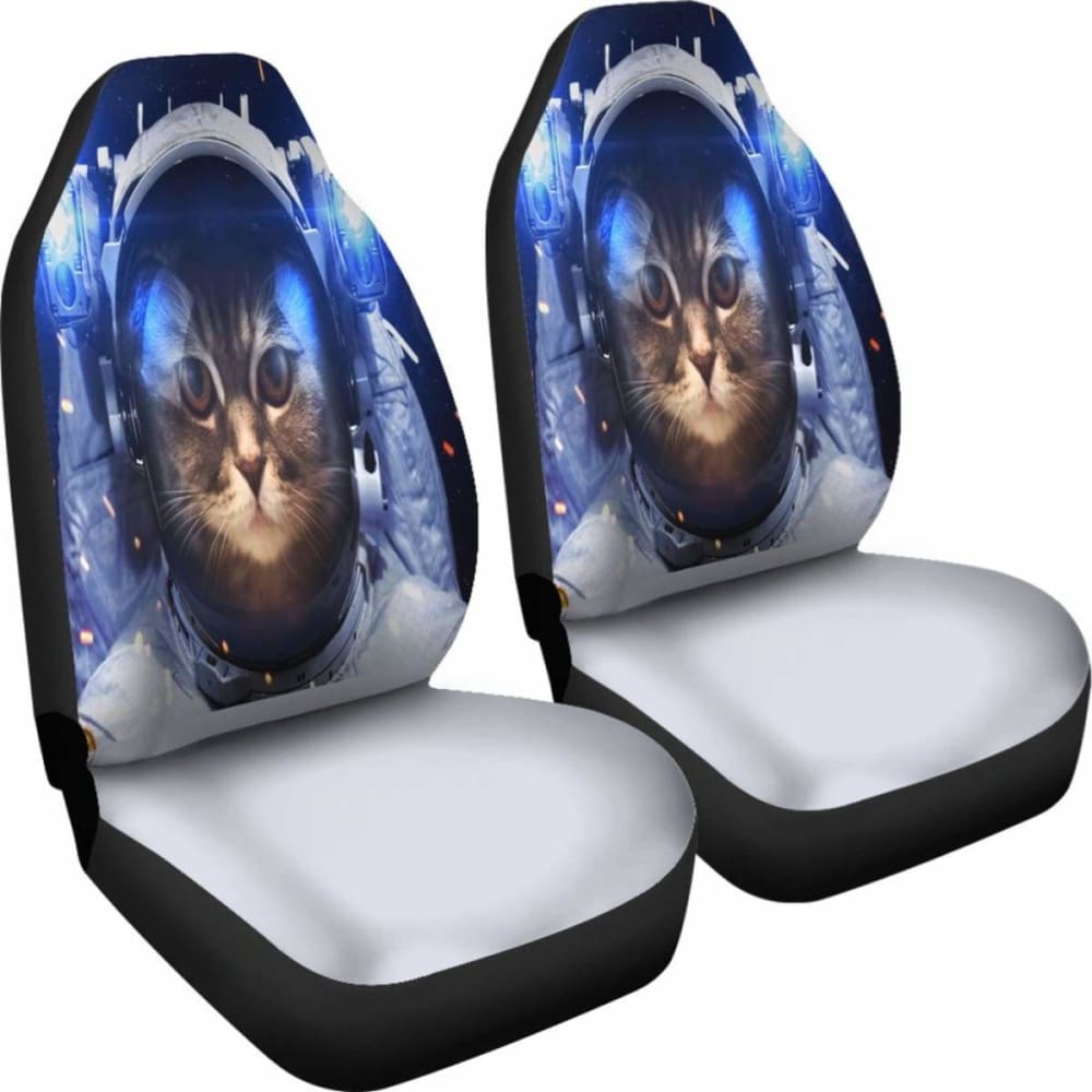 Astronaut Cat 4K Car Seat Covers - Amazing Best Gift Ideas 112428 - YourCarButBetter