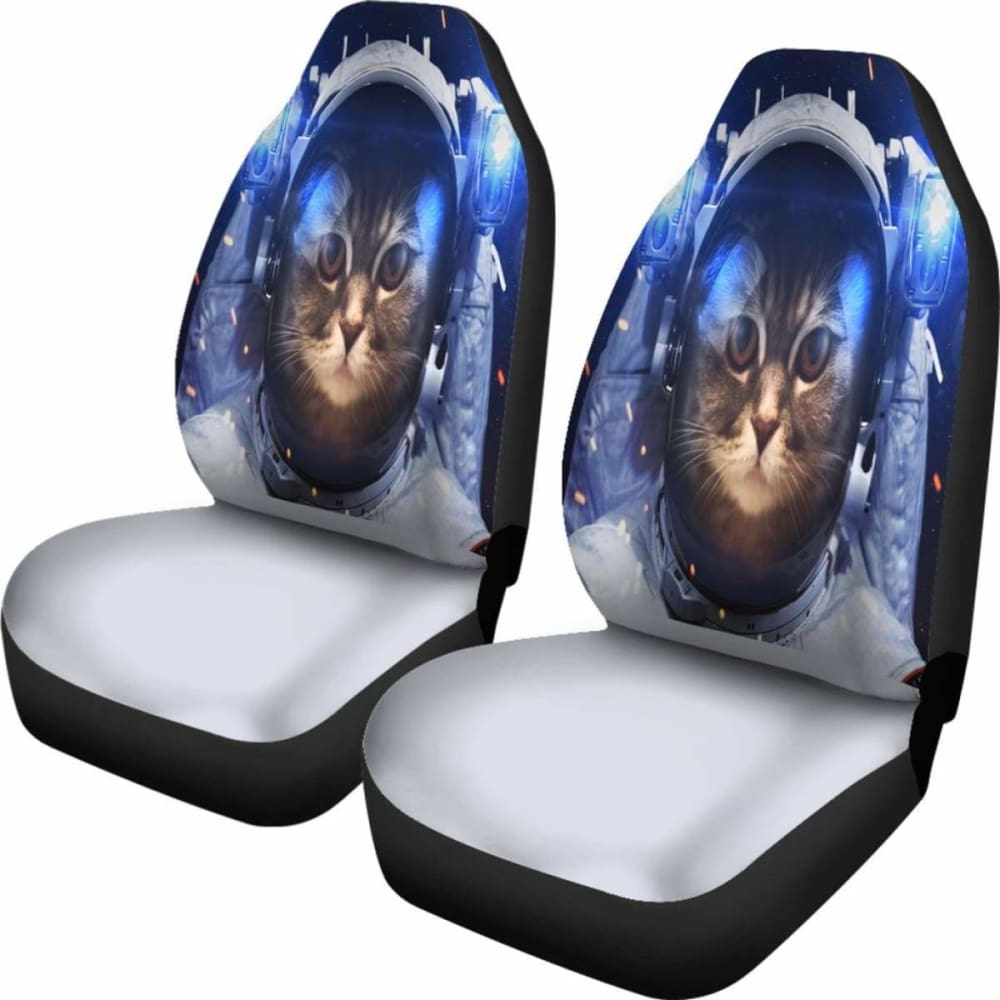 Astronaut Cat 4K Car Seat Covers - Amazing Best Gift Ideas 112428 - YourCarButBetter