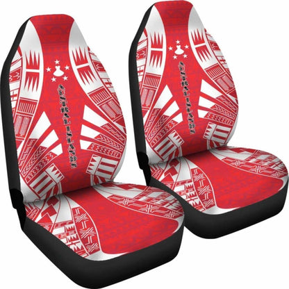 Austral Islands Car Seat Covers - Austral Islands Flag Polynesian Tattoo Flag - 9 174914 - YourCarButBetter