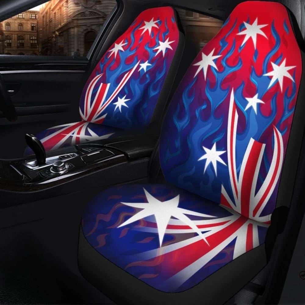 Australia Car Seat Covers Aussie Flame 15 181703 - YourCarButBetter
