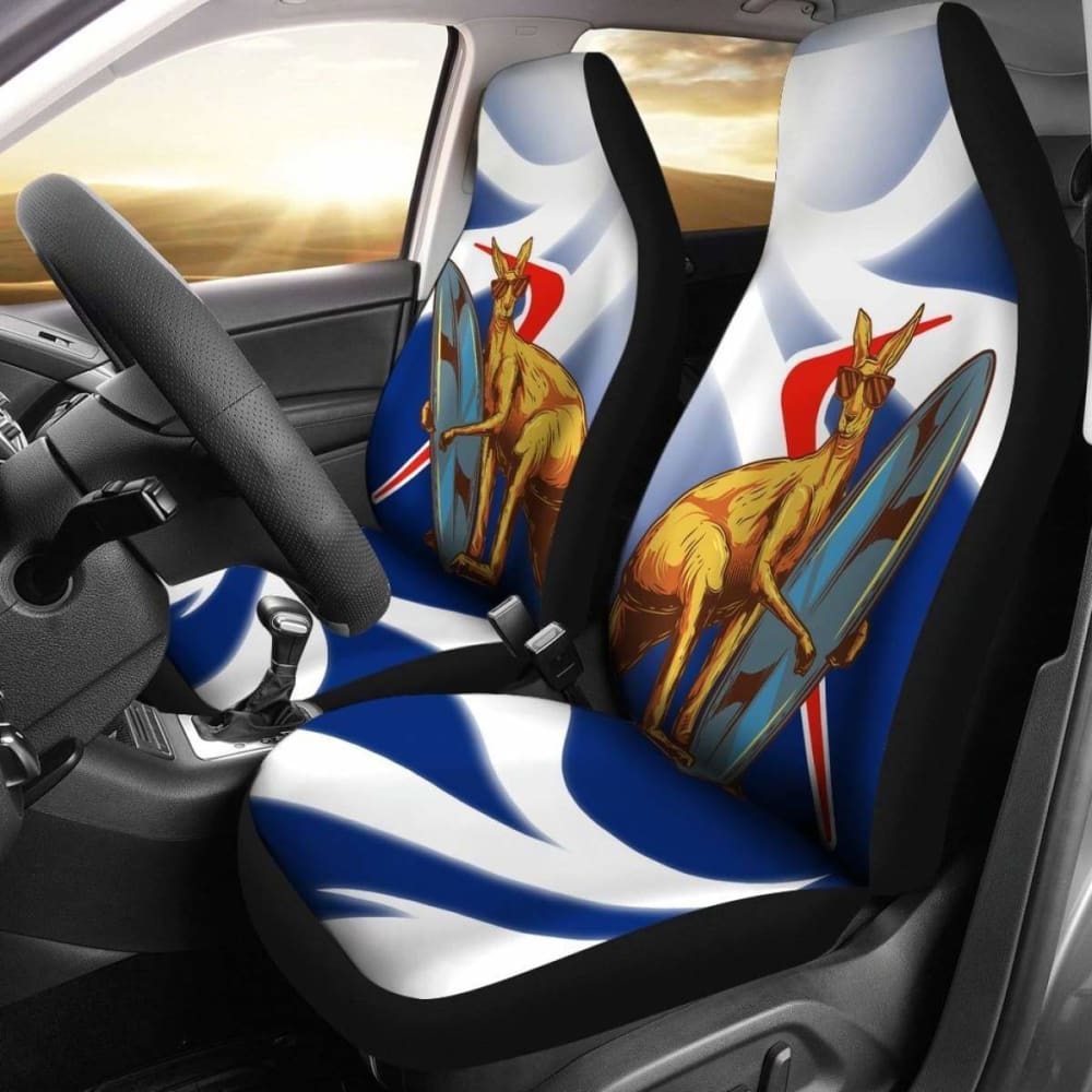 Australia Car Seat Covers- Aussie Kangaroo - 15 174914 - YourCarButBetter