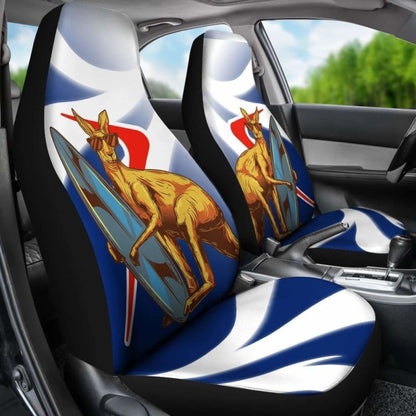 Australia Car Seat Covers- Aussie Kangaroo - 15 174914 - YourCarButBetter