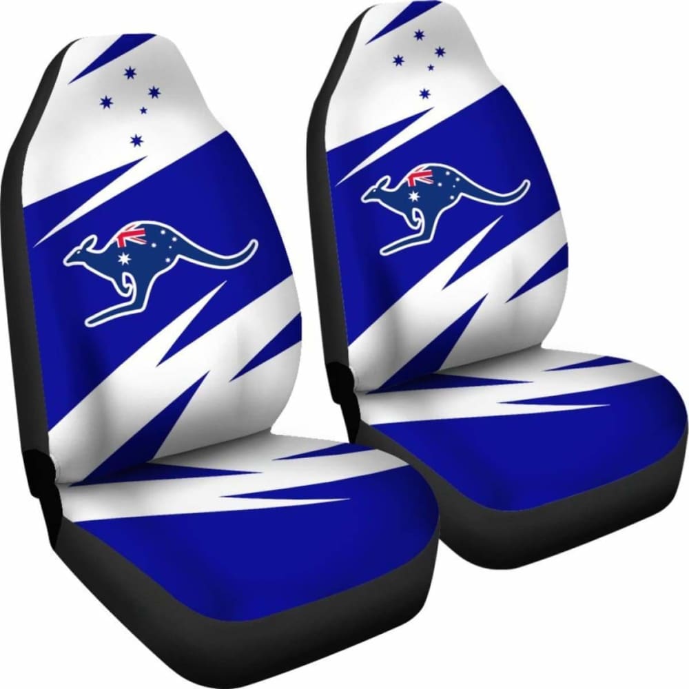 Australia Flag Kangaroo Car Seat Covers 5 174914 - YourCarButBetter