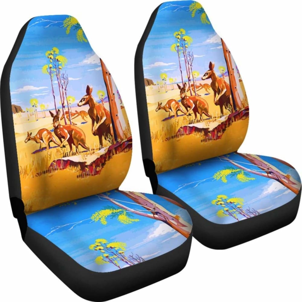 Australia Kangaroo Car Seat Cover 3 174914 - YourCarButBetter