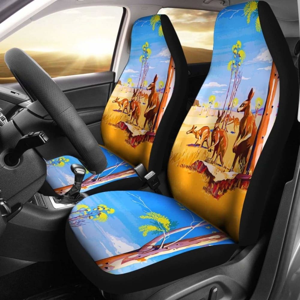 Australia Kangaroo Car Seat Cover 3 174914 - YourCarButBetter