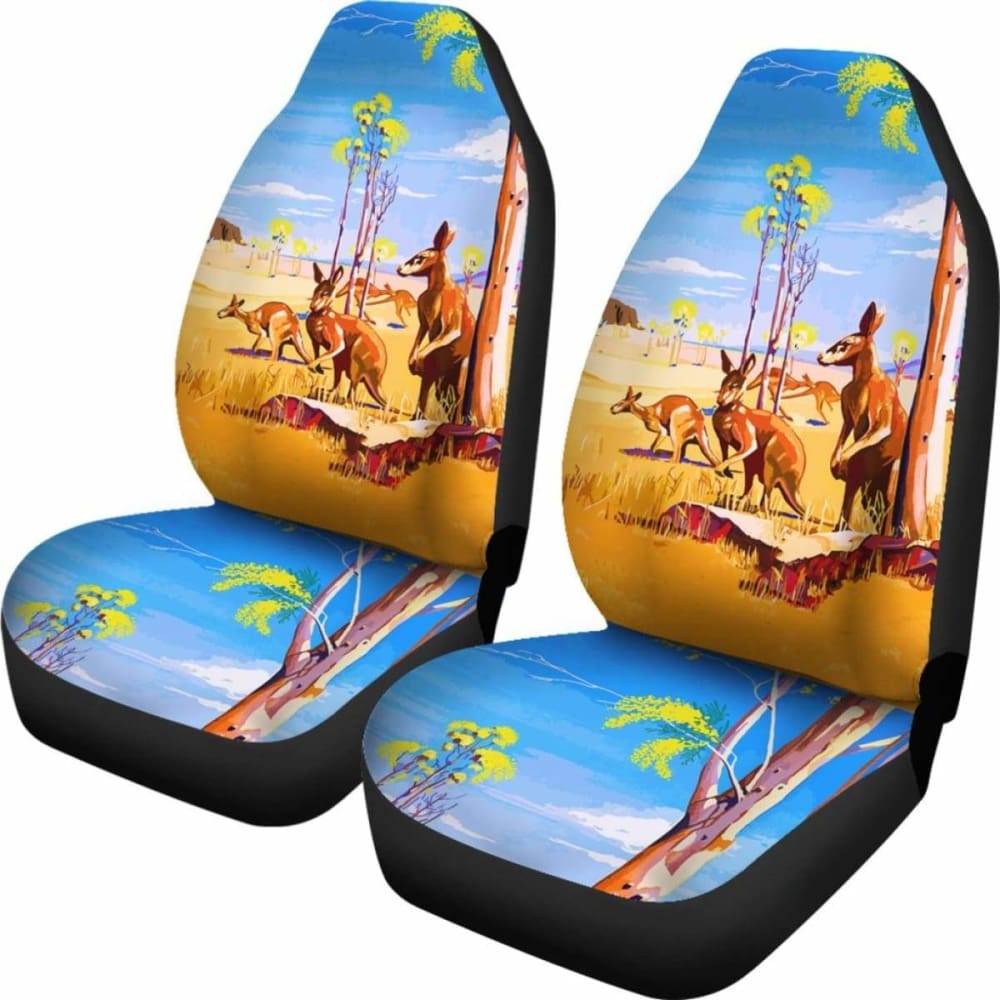 Australia Kangaroo Car Seat Cover 3 174914 - YourCarButBetter