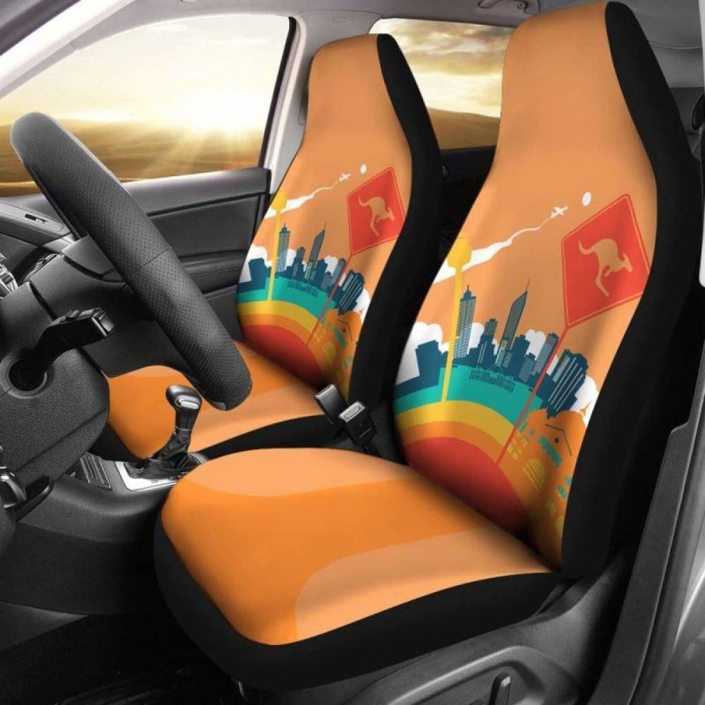 Australia Kangaroo Sign Car Seat Cover 12 174914 - YourCarButBetter